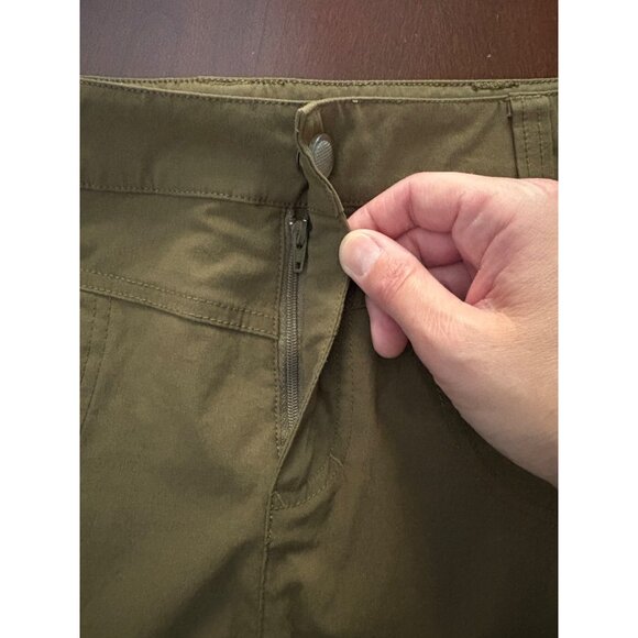Athleta Take a Hike Casual Travel Skirt Faux Skort in Green Size 8 - Picture 5 of 11